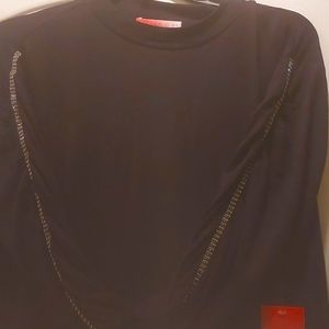 Beautiful Black high neck long sleeve shirt